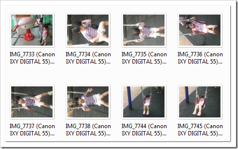 Incorrect orientation photos