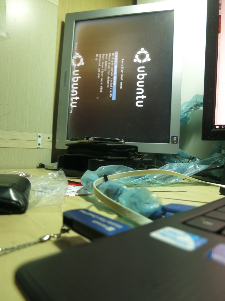 雙螢幕安裝畫面