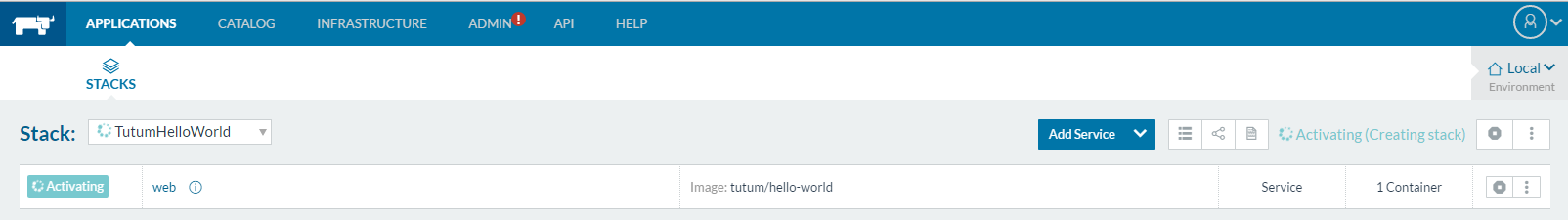 Hello World Deployment