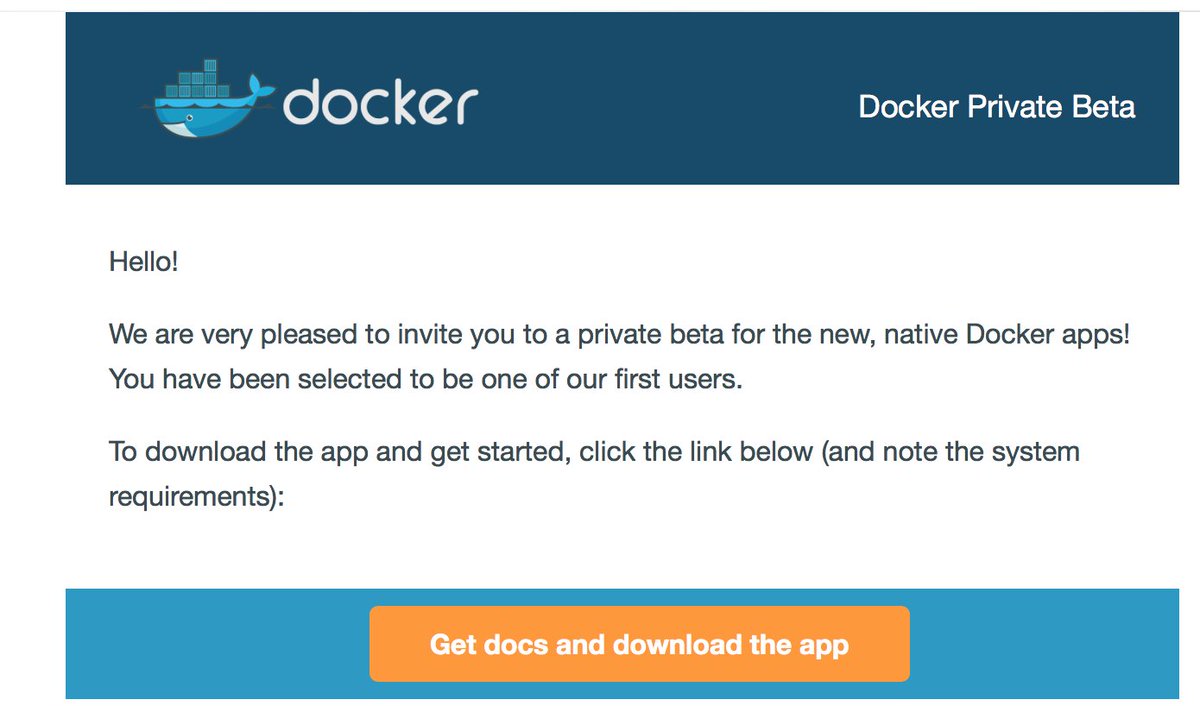 Docker for Windows Beta