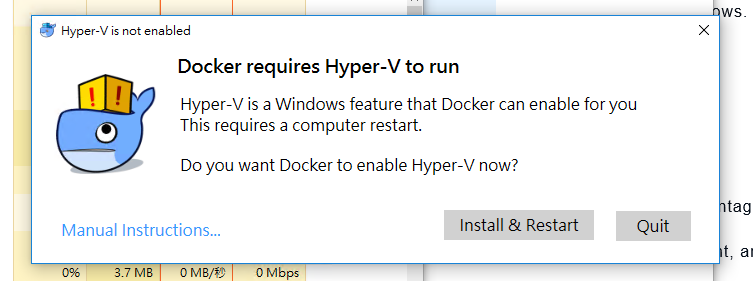 Hyper-V 安裝提示